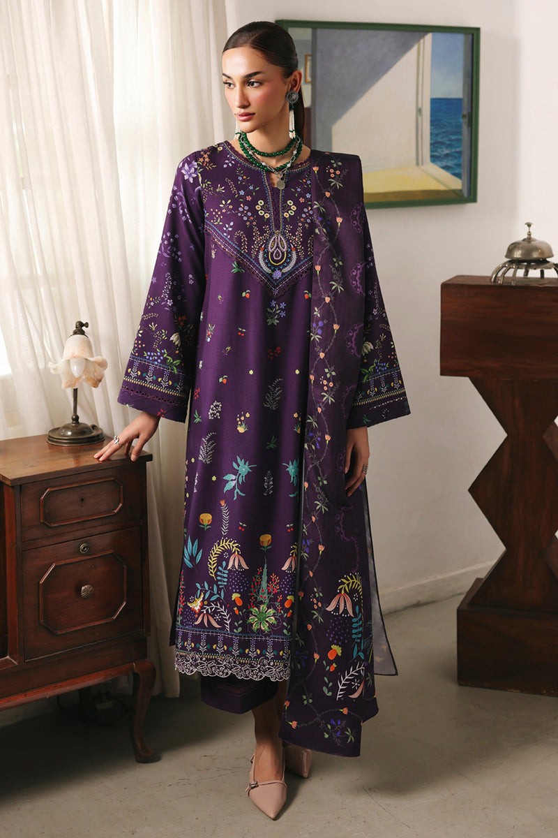QW-05 (A) ELIAN – authentic Pakistani dress from the Qalamkar QPrints Winter 25 collection for women in the UK