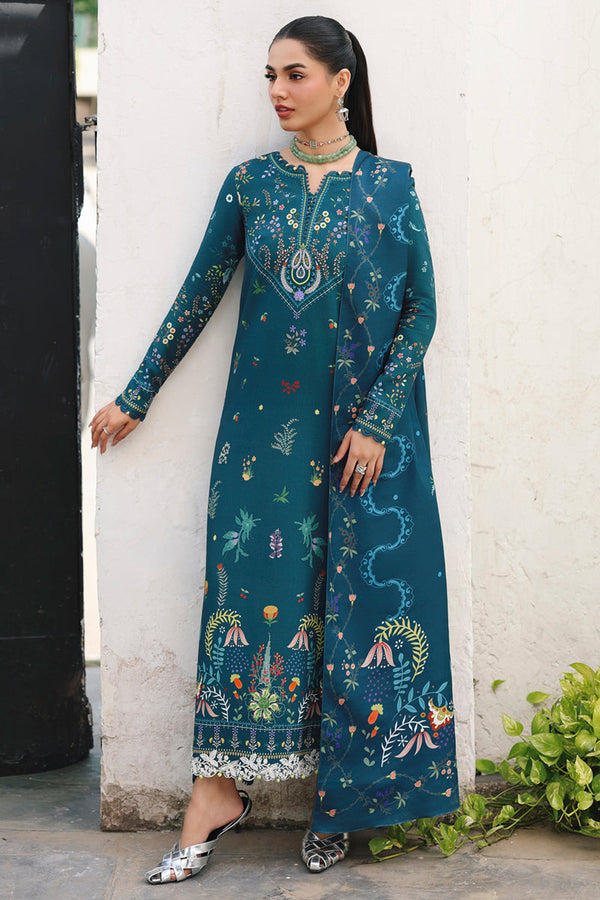 QW-05 (B) AMIEL – authentic Pakistani dress from the Qalamkar QPrints Winter 25 collection for women in the UK