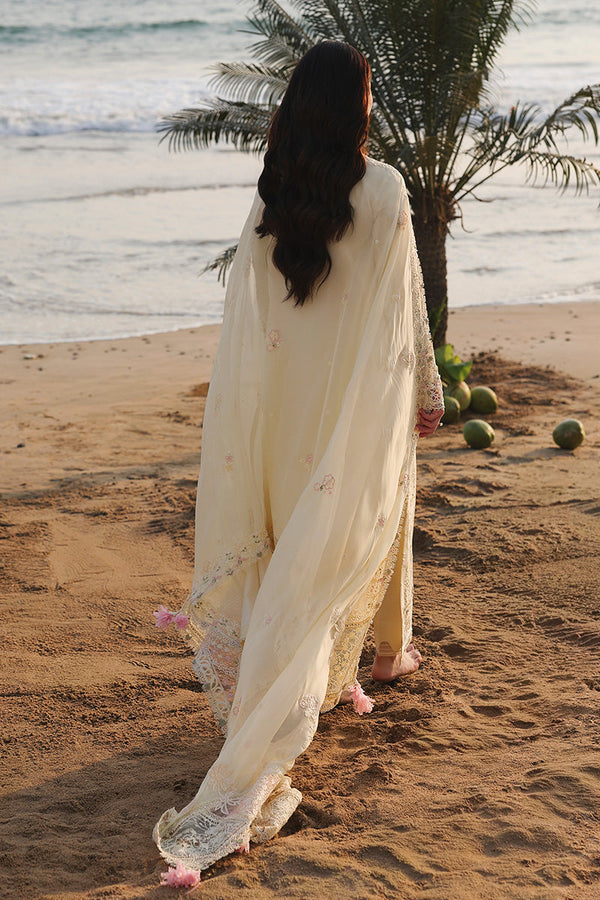 Qalamkar | Sahil Luxury Lawn 26 | SA-03 SAFA by Qalamkar - Designer Dress  - Type : Ladies Clothes - Available at Libayah - 100% Original 