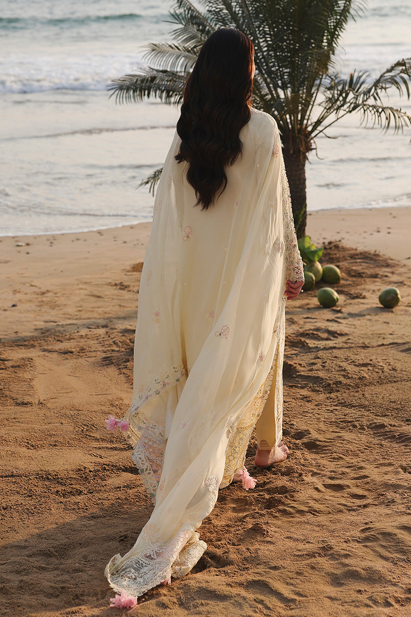Qalamkar | Sahil Luxury Lawn 26 | SA-03 SAFA by Qalamkar - Designer Dress  - Type : Ladies Clothes - Available at Libayah - 100% Original 