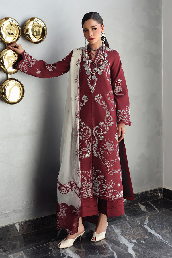 Qalamkar | Q Line Lawn 26 | QKL-08 NISA by Qalamkar - Designer Dress  - Type : Ladies Clothes - Available at Libayah - 100% Original 
