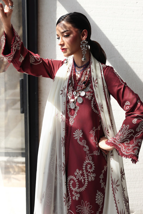 Qalamkar | Q Line Lawn 26 | QKL-08 NISA by Qalamkar - Designer Dress  - Type : Ladies Clothes - Available at Libayah - 100% Original 