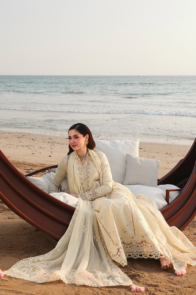 Qalamkar | Sahil Luxury Lawn 26 | SA-03 SAFA by Qalamkar - Designer Dress  - Type : Ladies Clothes - Available at Libayah - 100% Original 