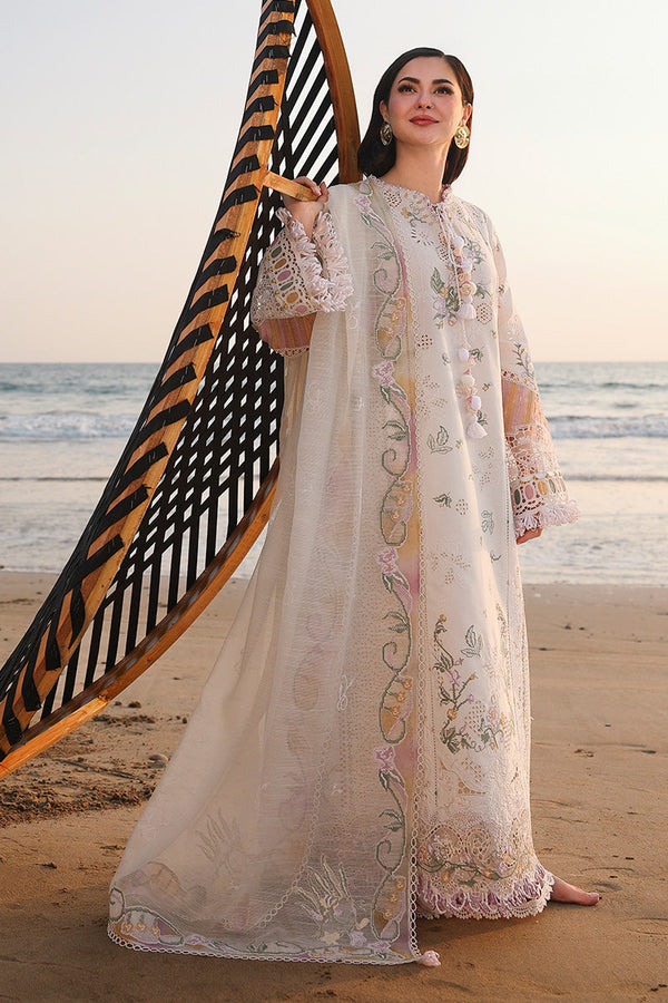 Qalamkar | Sahil Luxury Lawn 26 | SA-10 ILARA by Qalamkar - Designer Dress  - Type : Ladies Clothes - Available at Libayah - 100% Original 