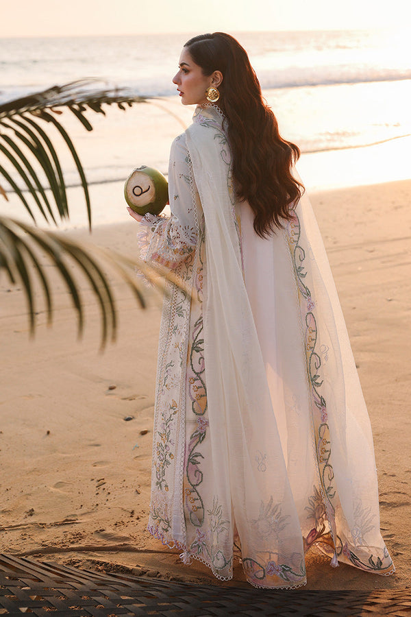 Qalamkar | Sahil Luxury Lawn 26 | SA-10 ILARA by Qalamkar - Designer Dress  - Type : Ladies Clothes - Available at Libayah - 100% Original 
