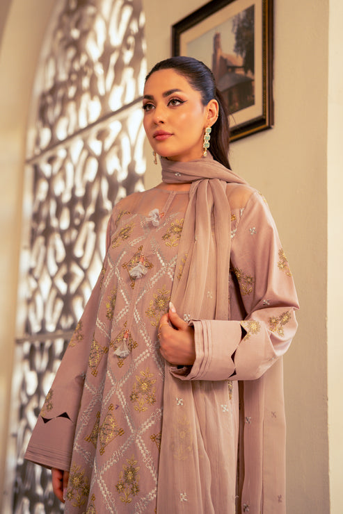Kross Kulture | Luxury Baharaneh | Dove KLX-00727 by Kross Kulture - Designer Dress - Type: Ladies Clothes - Available at Libayah - 100% Original