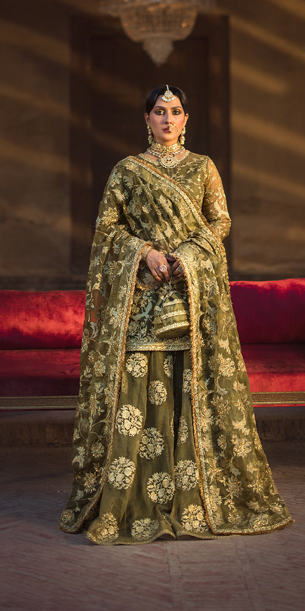 Erum Khan | Jahan Wedding Formals | MALIKA JAN by Erum Khan - Designer Dress - Type: Ladies Clothes - Available at Libayah - 100% Original