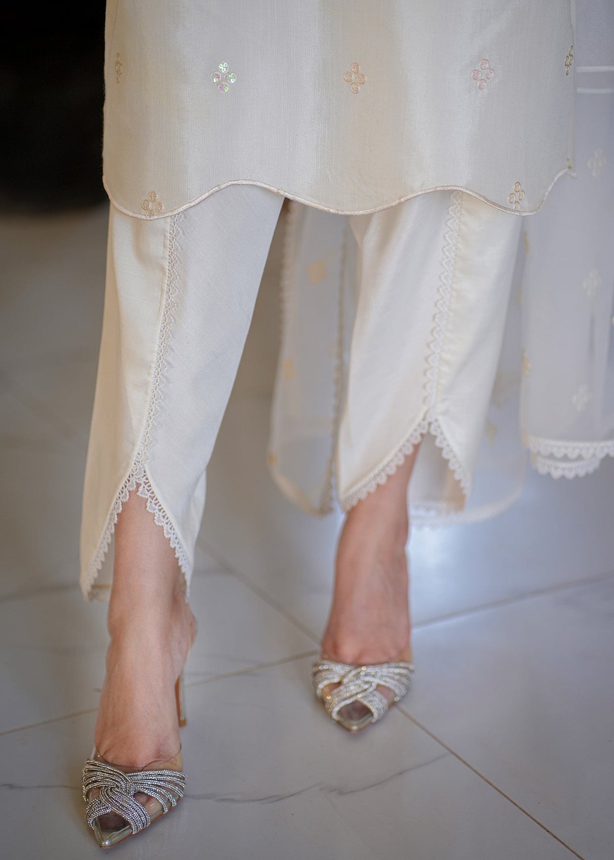 Fozia Khalid | Silk Spire | BLISS by Fozia Khalid - Designer Dress - Type: Ladies Clothes - Available at Libayah - 100% Original