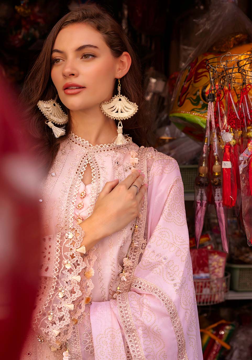 Zarqash | Luxury Lawn 25 | ZQLU 008 ROSEMARY by Zarqash - Designer Dress - Type: Ladies Clothes - Available at Libayah - 100% Original