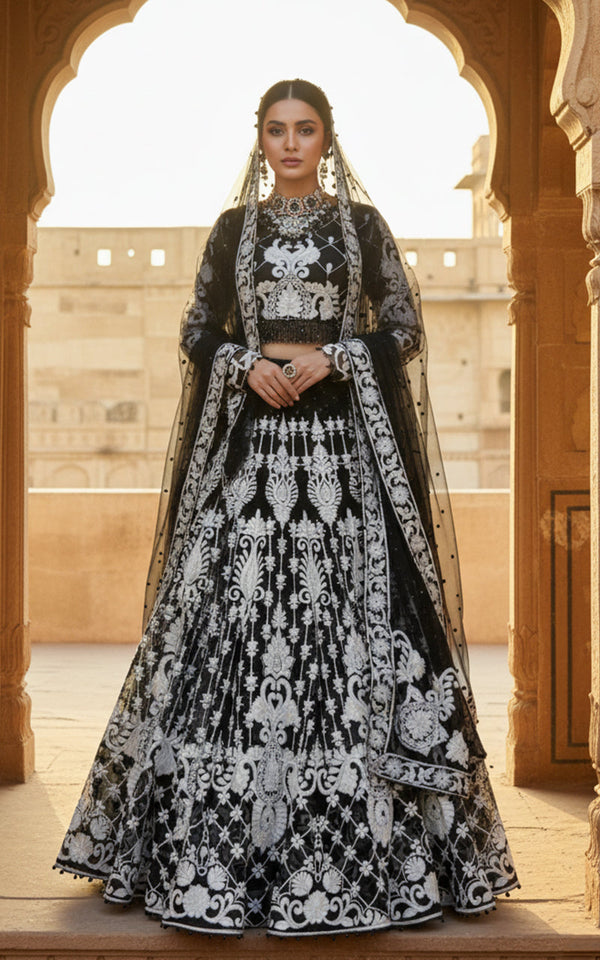 Threads and Motifs | Formal Outfits | Blouse With Lehenga by Threads and Motifs - Designer Dress  - Type : Ladies Clothes - Available at Libayah - 100% Original 
