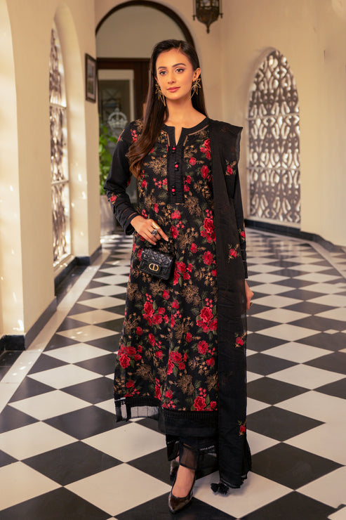 Kross Kulture | Luxury Baharaneh | Onyx KLX-00730 by Kross Kulture - Designer Dress - Type: Ladies Clothes - Available at Libayah - 100% Original