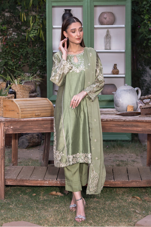 Kross Kulture | Luxury Baharaneh | DANEEN KLX-00737 by Kross Kulture - Designer Dress - Type: Ladies Clothes - Available at Libayah - 100% Original