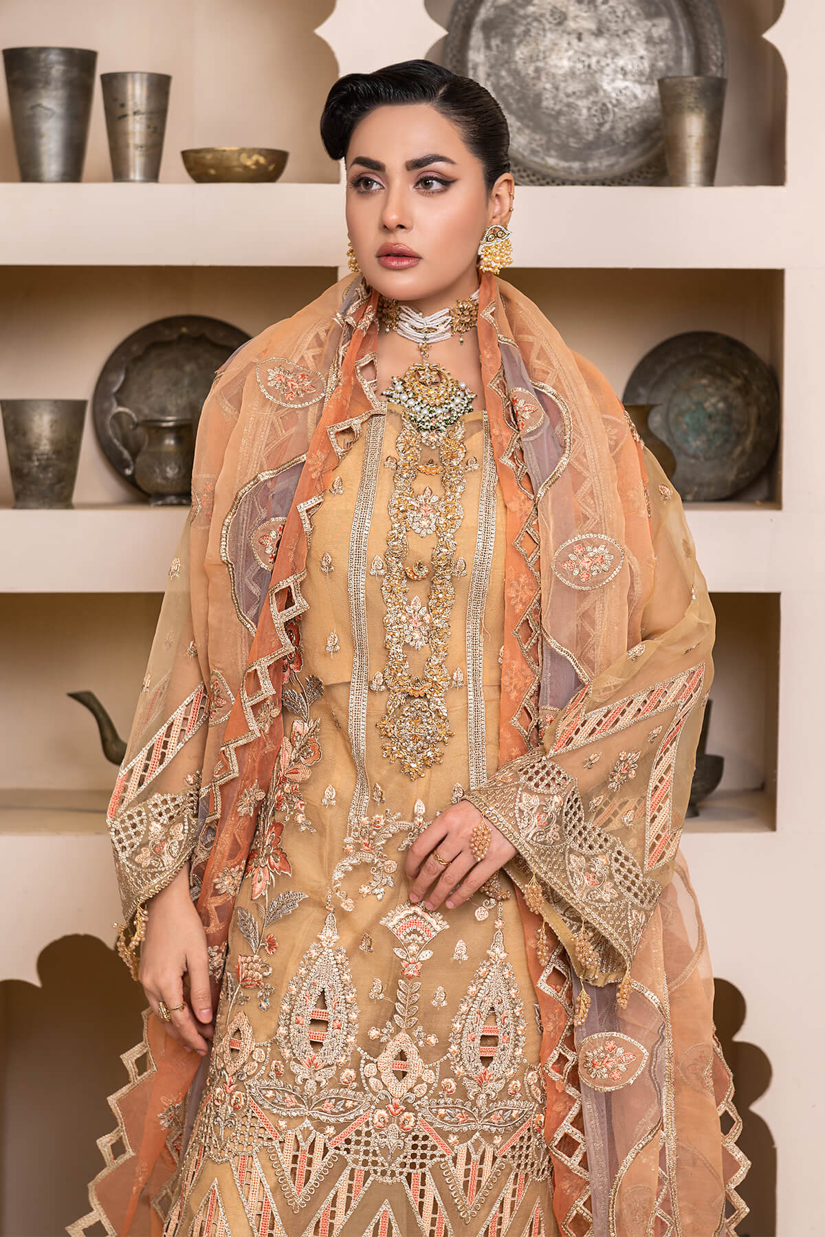 Janique | Luxury Collection 24 | D-003 Evening Gold by Janique - Designer Dress - Type: Ladies Clothes - Available at Libayah - 100% Original