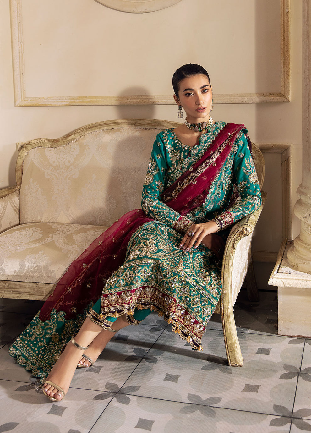 Gulaal | Wedding Formals | Amirah GL-WS-23V1-40 by Gulaal - Designer Dress - Type: Ladies Clothes - Available at Libayah - 100% Original