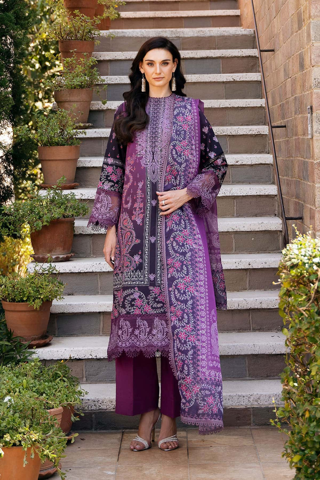 Afrozeh | Damask The Holiday Edit 25 | Azrina A by Afrozeh - Designer Dress - Type: Ladies Clothes - Available at Libayah - 100% Original