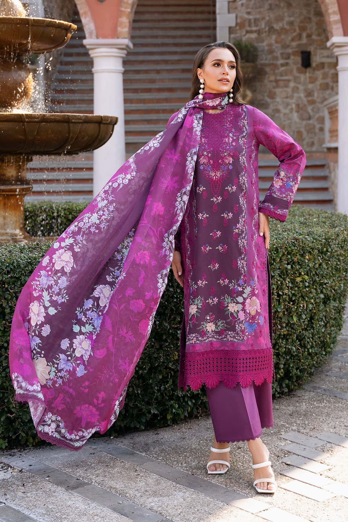 Afrozeh | Damask The Holiday Edit 25 | Eden B by Afrozeh - Designer Dress - Type: Ladies Clothes - Available at Libayah - 100% Original