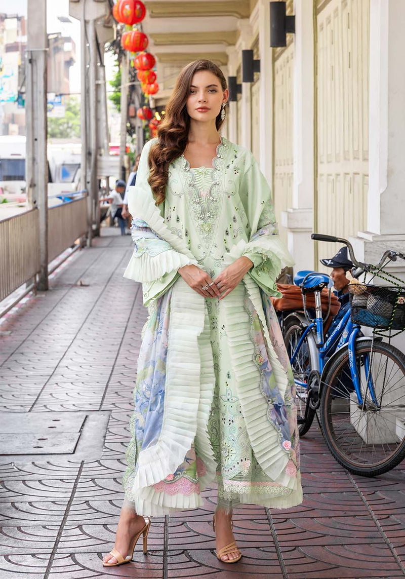 Zarqash | Luxury Lawn 25 | ZQLU 005 ELLIS by Zarqash - Designer Dress - Type: Ladies Clothes - Available at Libayah - 100% Original