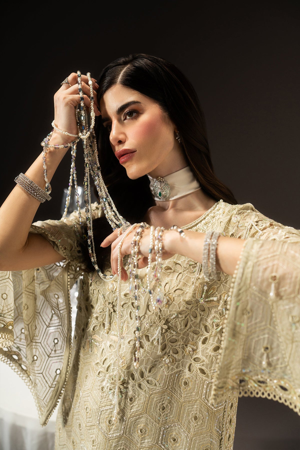 Naqshi | Poetique Party Wears |Zivah by Naqshi - Designer Dress  - Type : Ladies Clothes - Available at Libayah - 100% Original 