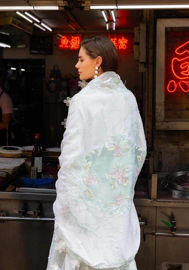 Zarqash | Luxury Lawn 25 | ZQLU 004 CECILY by Zarqash - Designer Dress - Type: Ladies Clothes - Available at Libayah - 100% Original