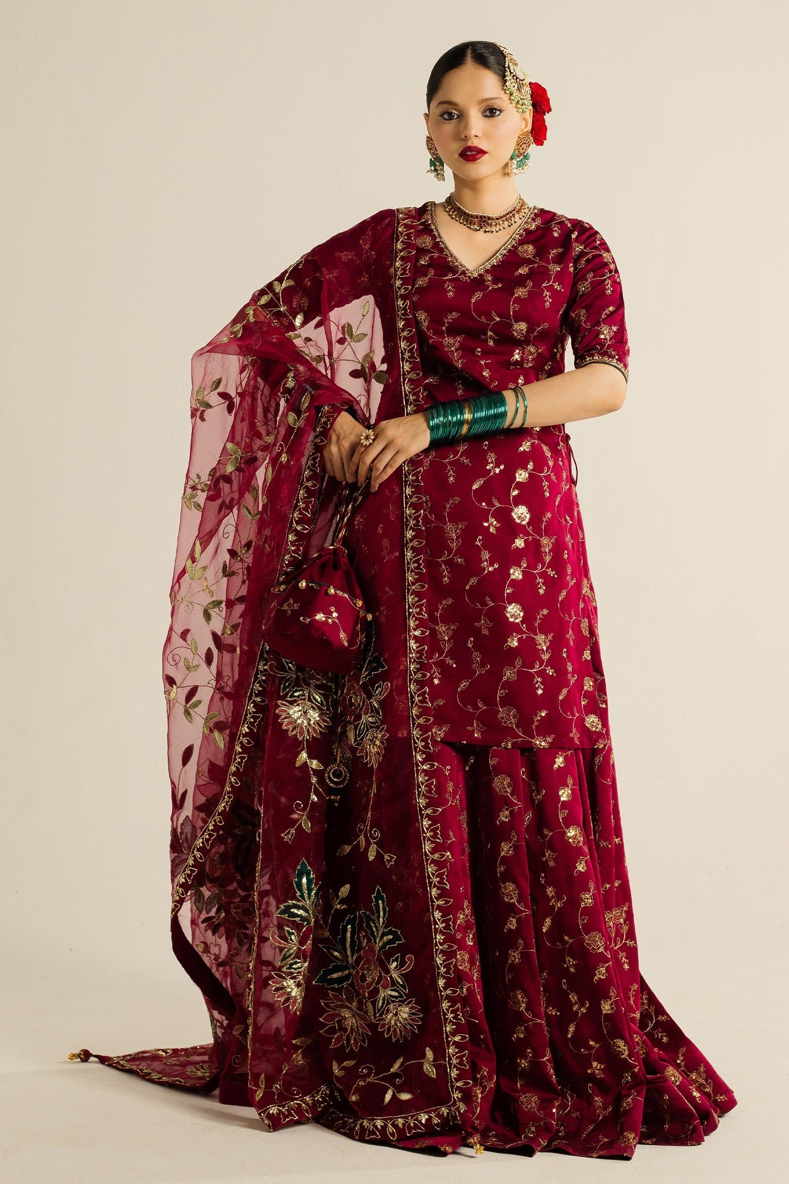 Zara Shahjahan | Wedding Formals 2024 | ZC-4002 by Zara Shahjahan - Designer Dress - Type: Ladies Clothes - Available at Libayah - 100% Original