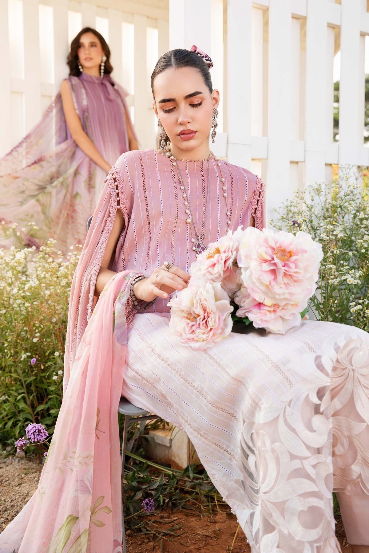Maria B | M Prints 25 | MPT-2506-A by Maria B - Designer Dress - Type: Ladies Clothes - Available at Libayah - 100% Original
