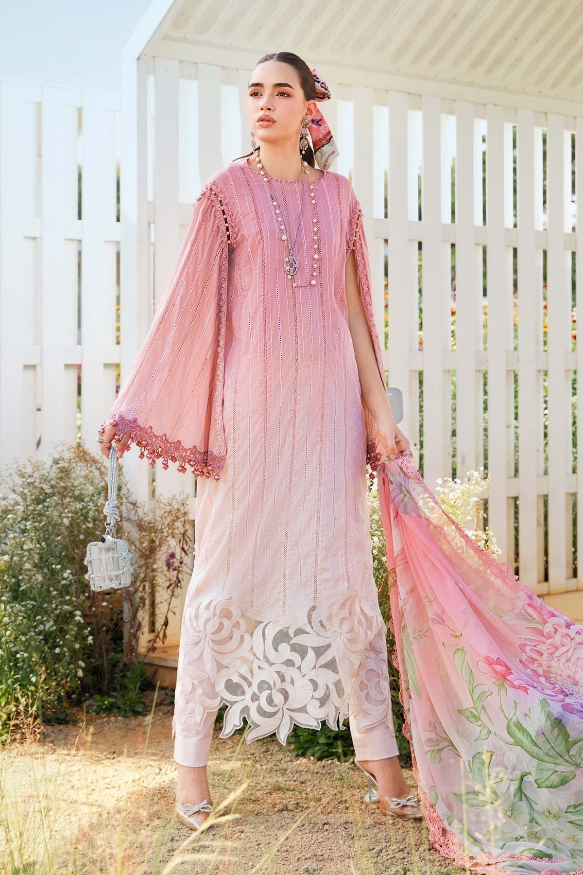Maria B | M Prints 25 | MPT-2506-A by Maria B - Designer Dress - Type: Ladies Clothes - Available at Libayah - 100% Original
