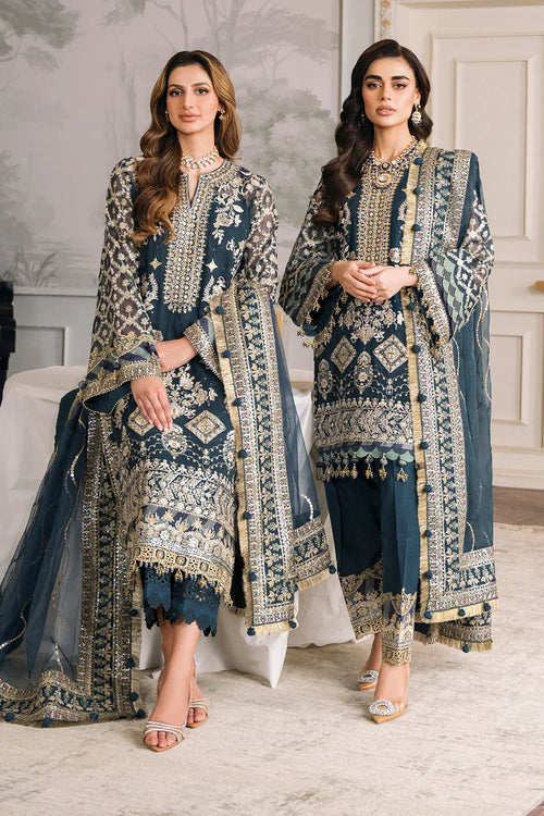 Baroque | Chantelle Embroidered Collection | CH12-01 by Baroque - Designer Dress - Type: Ladies Clothes - Available at Libayah - 100% Original