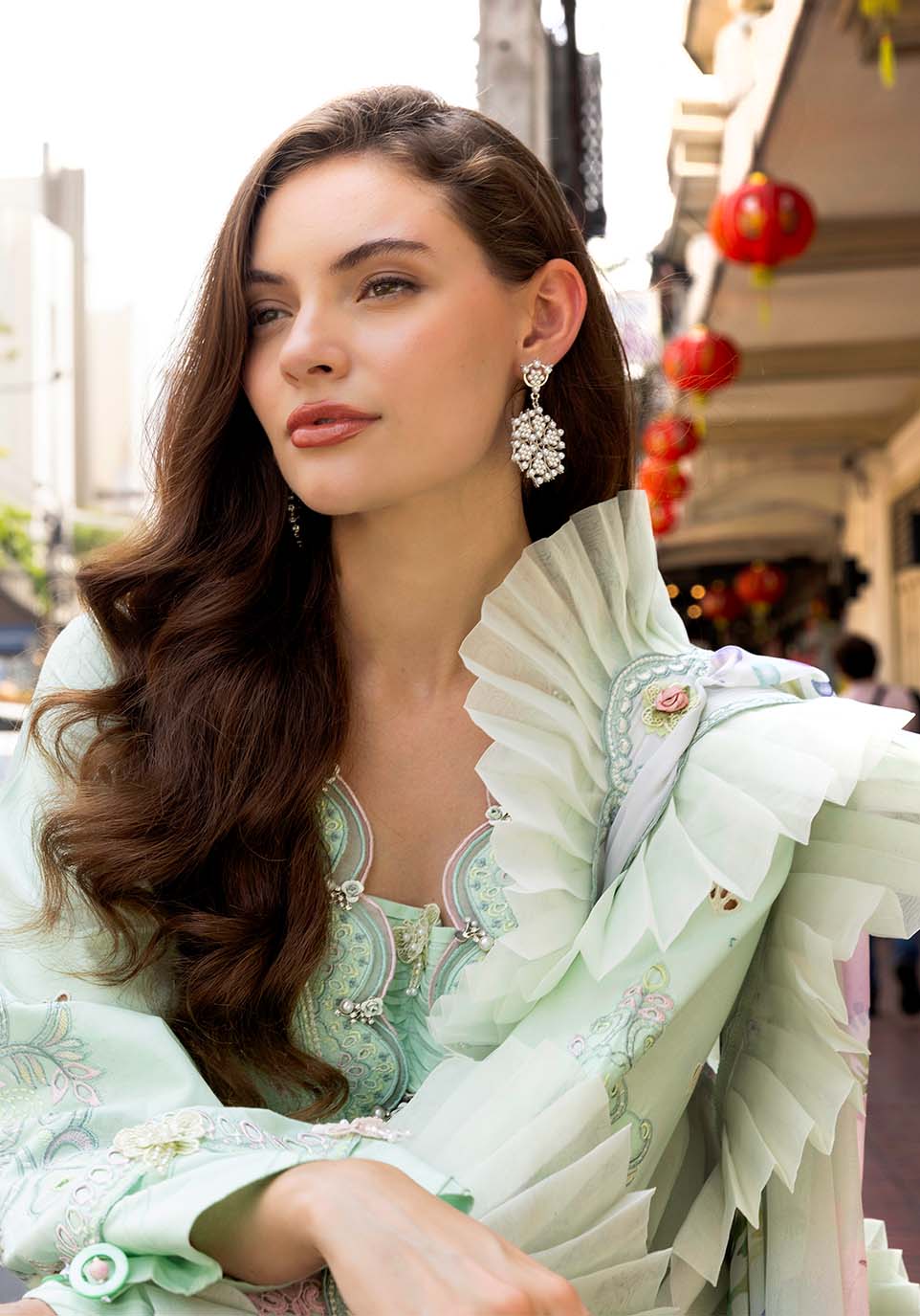 Zarqash | Luxury Lawn 25 | ZQLU 005 ELLIS by Zarqash - Designer Dress - Type: Ladies Clothes - Available at Libayah - 100% Original