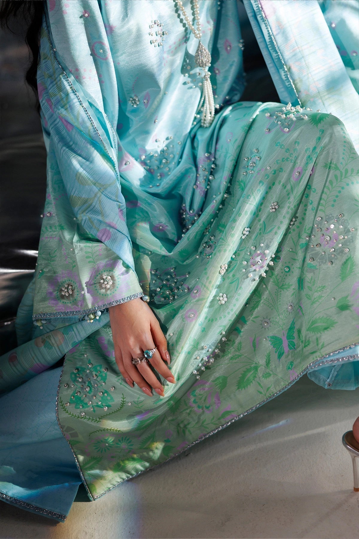 Rangrasiya | Luxe Silk 26 | Luvelle by Rangrasiya - Designer Dress  - Type : Ladies Clothes - Available at Libayah - 100% Original 