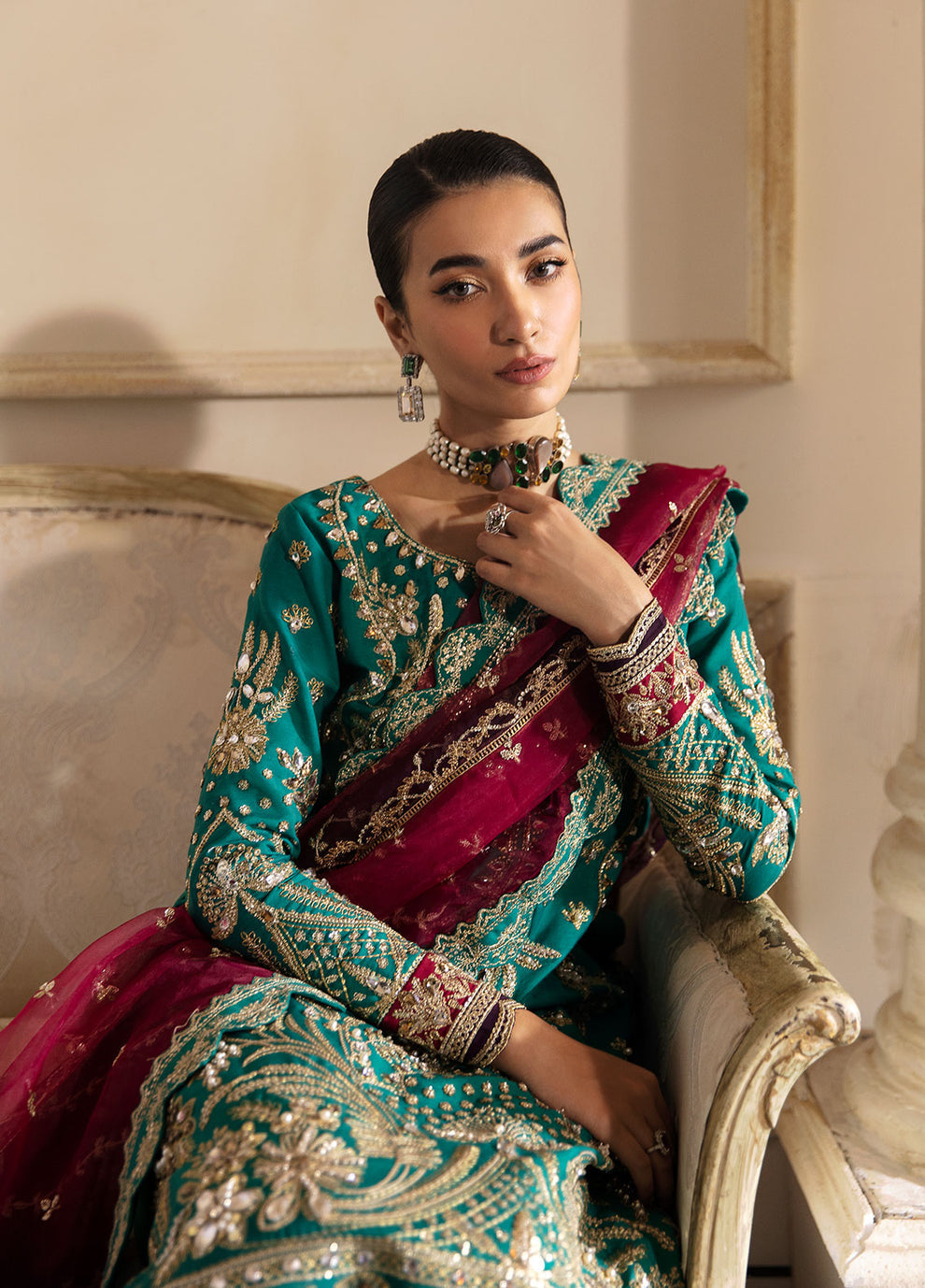 Gulaal | Wedding Formals | Amirah GL-WS-23V1-40 by Gulaal - Designer Dress - Type: Ladies Clothes - Available at Libayah - 100% Original