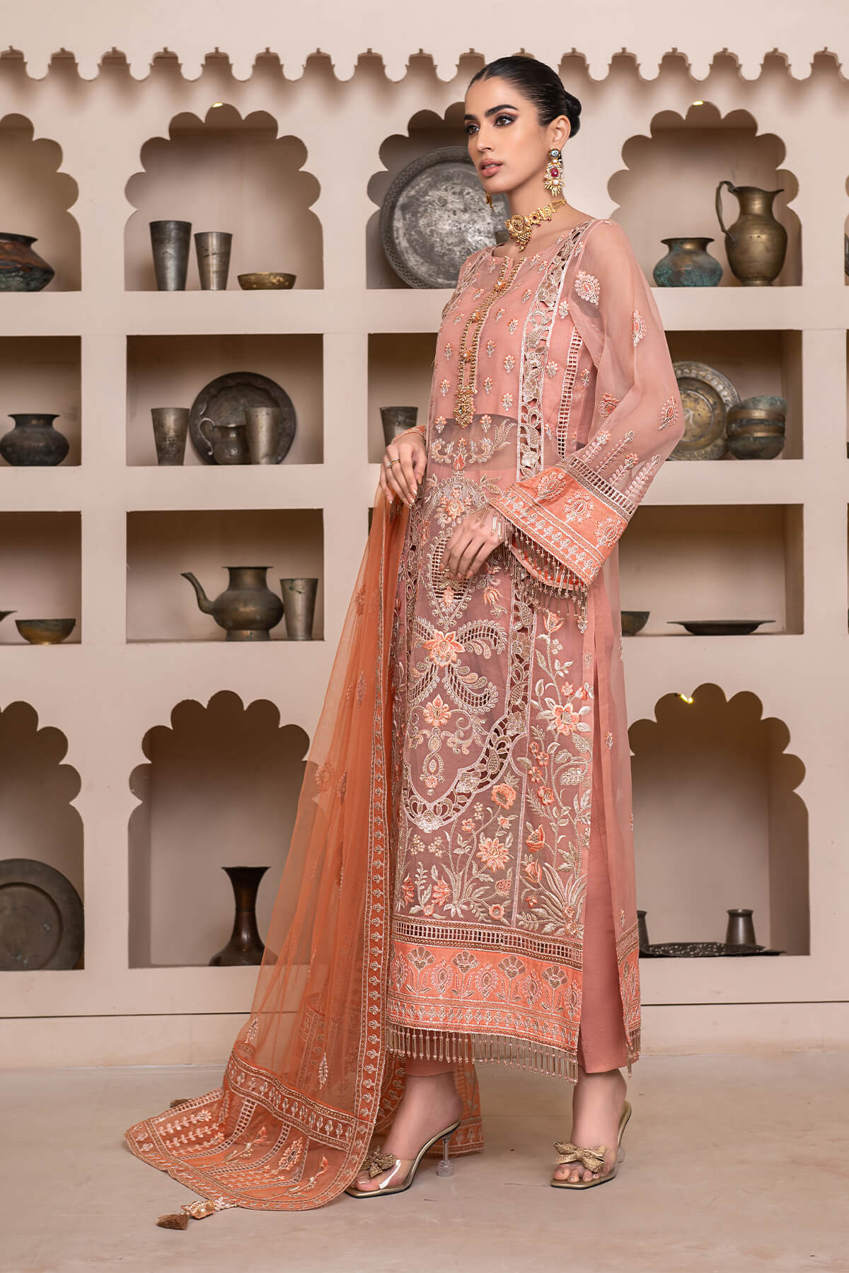 Janique | Luxury Collection 24 | D-001 Delight Pink by Janique - Designer Dress - Type: Ladies Clothes - Available at Libayah - 100% Original