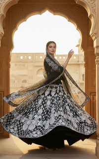 Threads and Motifs | Formal Outfits | Blouse With Lehenga by Threads and Motifs - Designer Dress  - Type : Ladies Clothes - Available at Libayah - 100% Original 