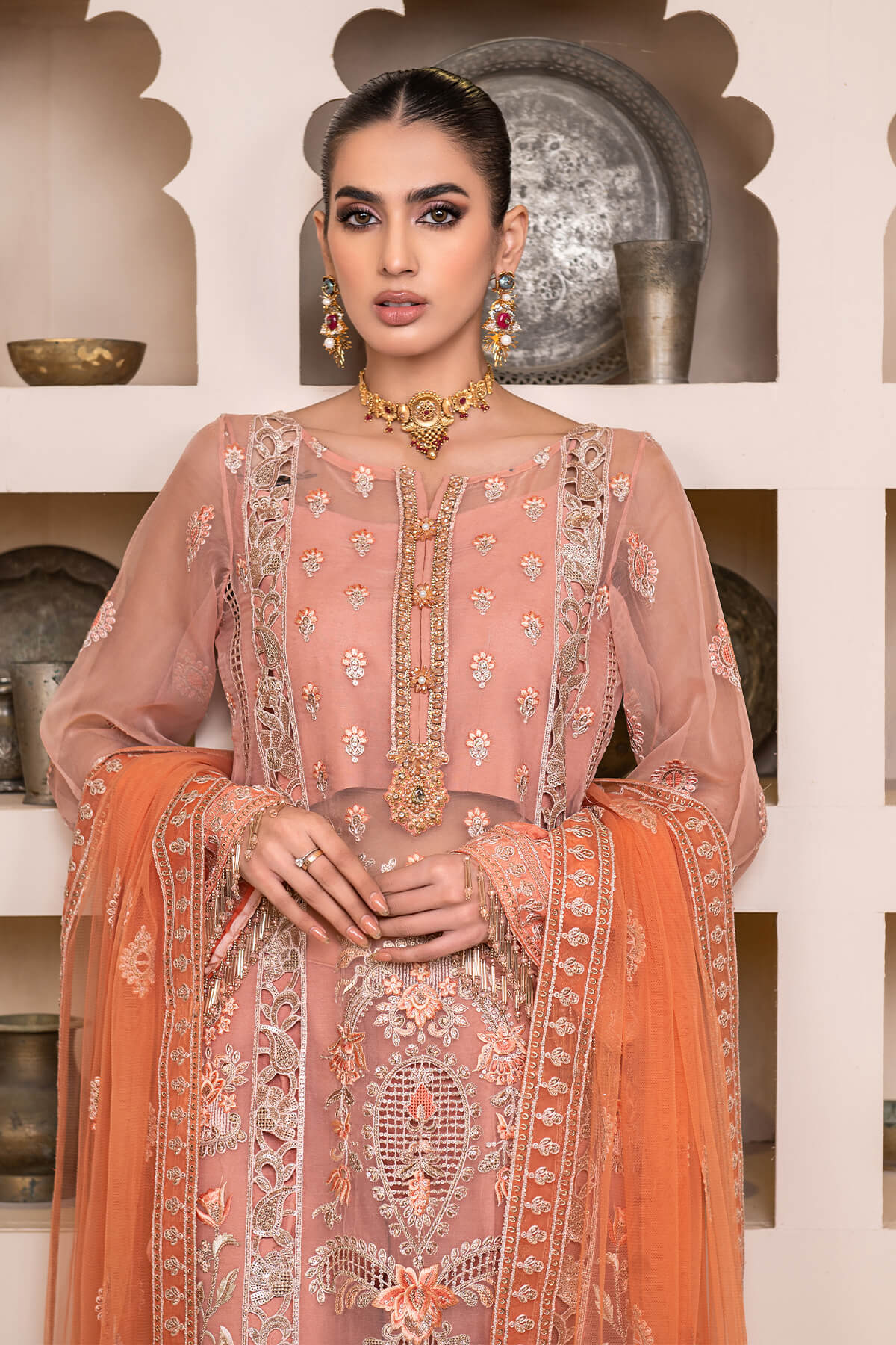 Janique | Luxury Collection 24 | D-001 Delight Pink by Janique - Designer Dress - Type: Ladies Clothes - Available at Libayah - 100% Original