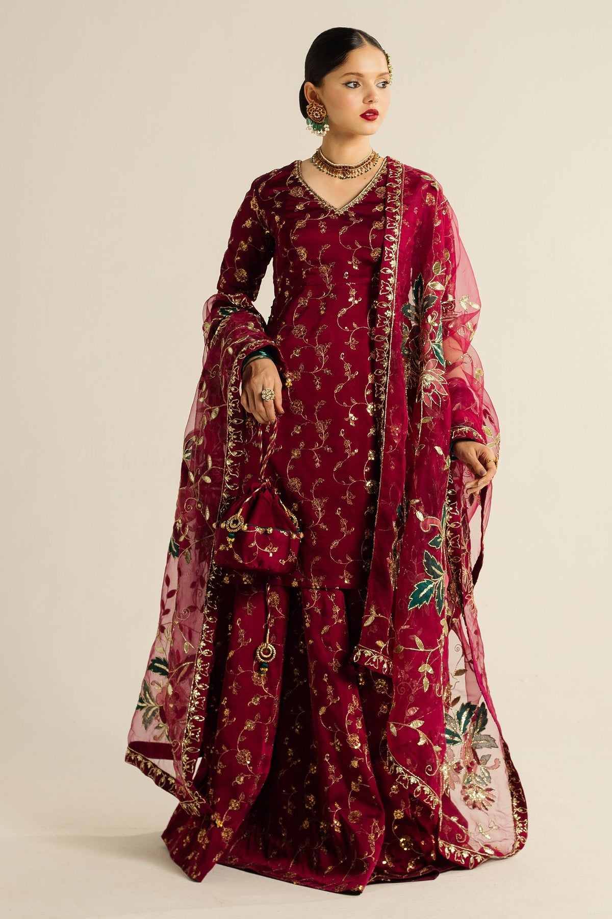 Zara Shahjahan | Wedding Formals 2024 | ZC-4002 by Zara Shahjahan - Designer Dress - Type: Ladies Clothes - Available at Libayah - 100% Original