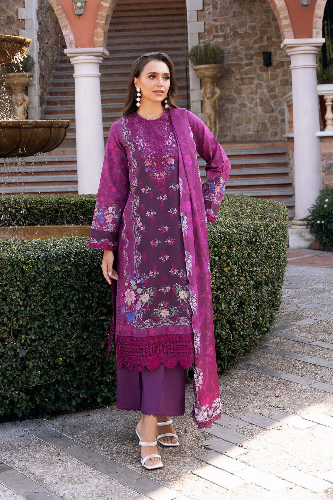 Afrozeh | Damask The Holiday Edit 25 | Eden B by Afrozeh - Designer Dress - Type: Ladies Clothes - Available at Libayah - 100% Original