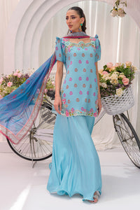 Chic Ophicial | The Maison Duo | Dusty Blue by Chic Ophicial - Designer Dress  - Type : Ladies Clothes - Available at Libayah - 100% Original 