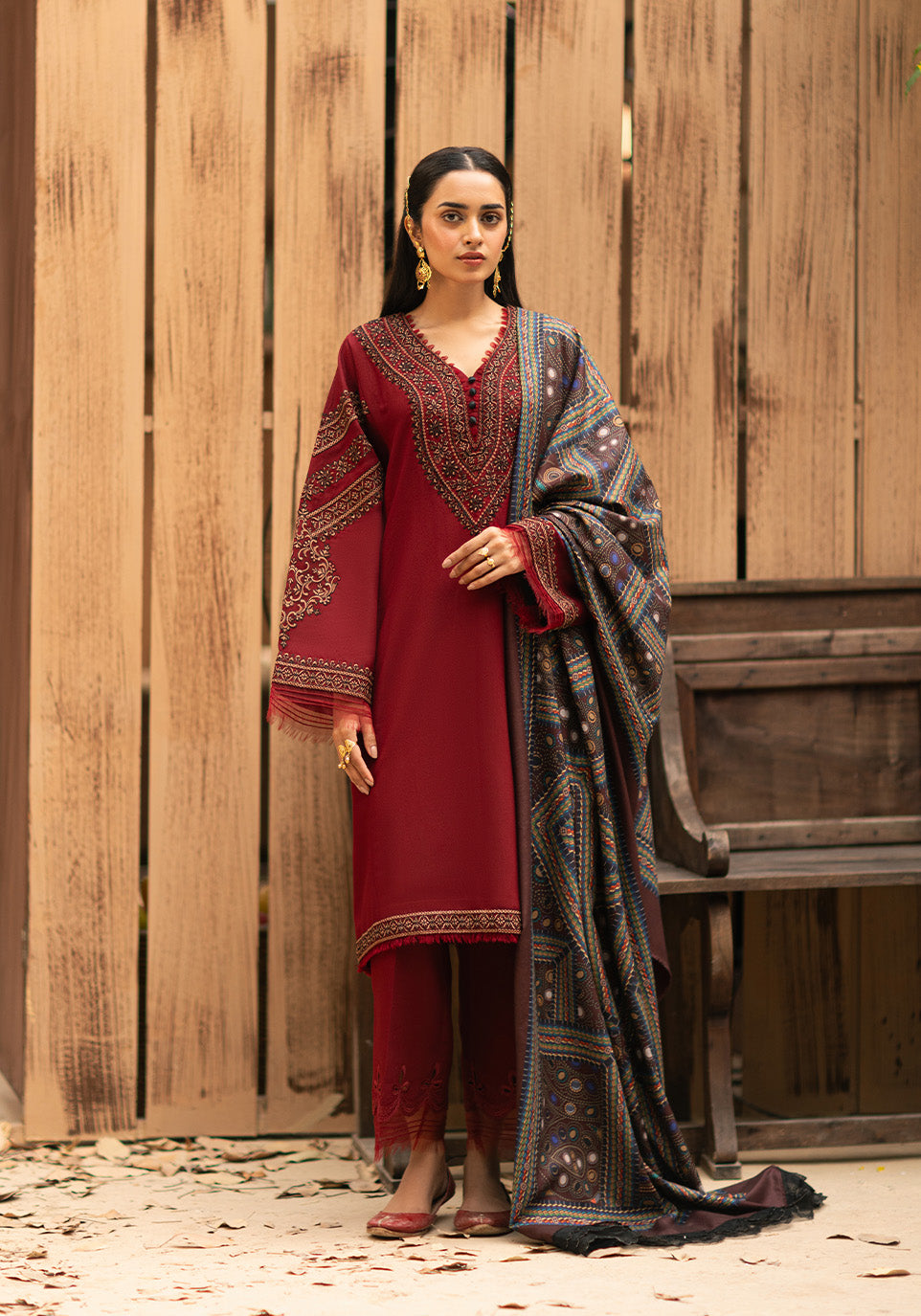 Zarqash | Kaya Casual Pret Fall 24 | ZQ 002 NAZNEEN by Zarqash - Designer Dress - Type: Ladies Clothes - Available at Libayah - 100% Original