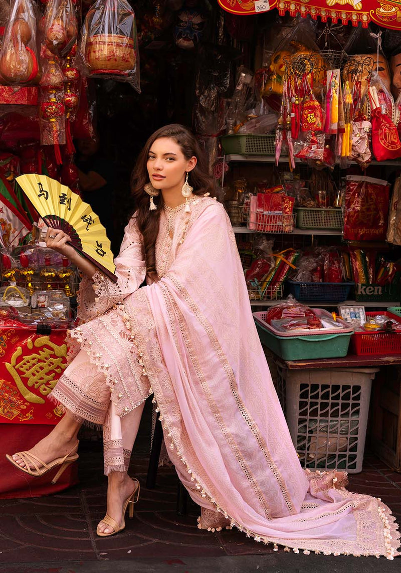 Zarqash | Luxury Lawn 25 | ZQLU 008 ROSEMARY by Zarqash - Designer Dress - Type: Ladies Clothes - Available at Libayah - 100% Original