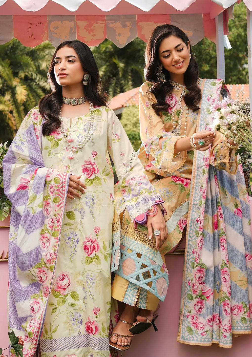 Elaf Premium | Printed Collection 24 | EEP-03A - Citrus Squad by Elaf Premium - Designer Dress - Type: Ladies Clothes - Available at Libayah - 100% Original