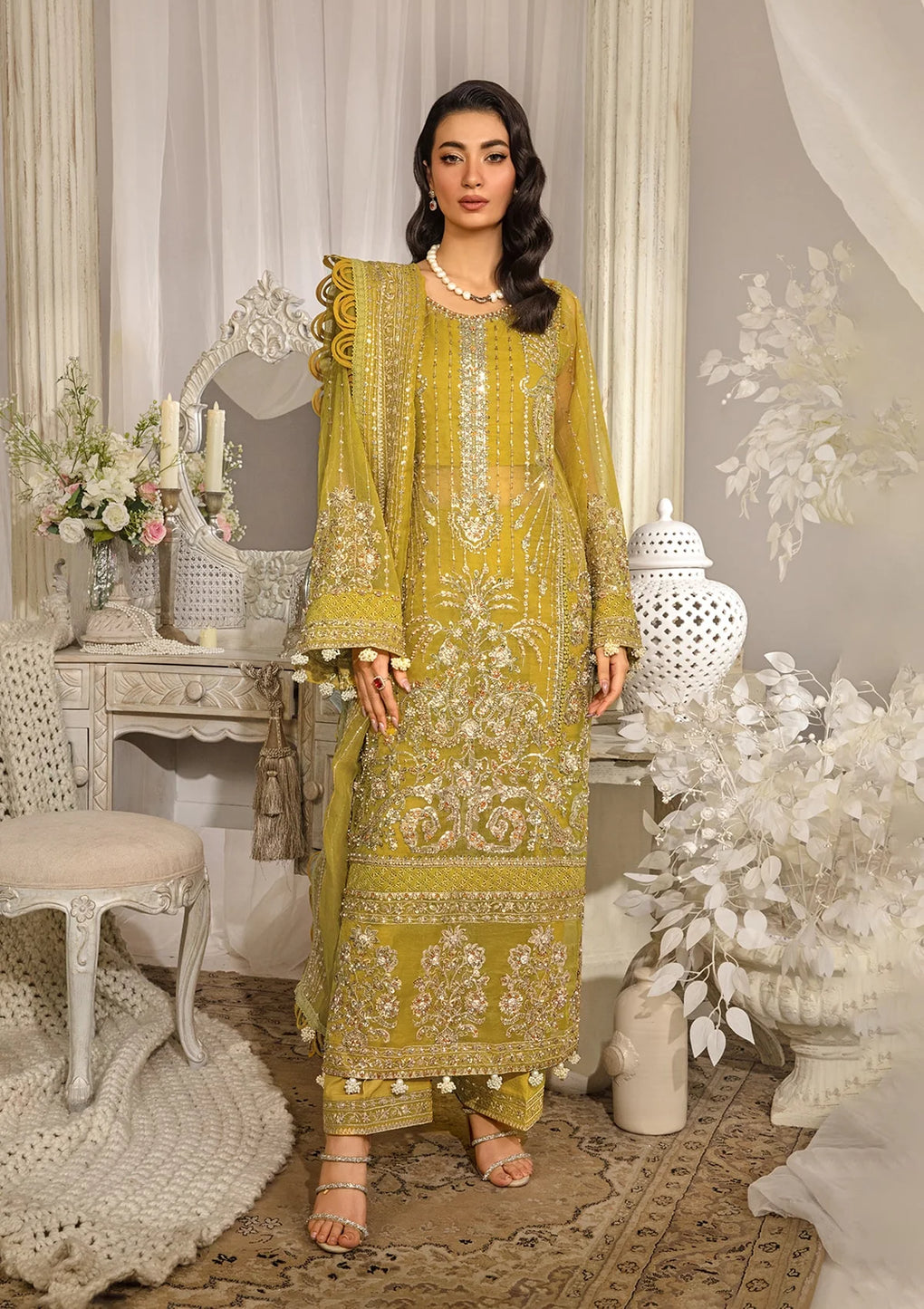 Elaf Premium | Evara Formals 24 | EFE-03 SUNLIT by Elaf Premium - Designer Dress - Type: The Formal Exhibit - Available at Libayah - 100% Original