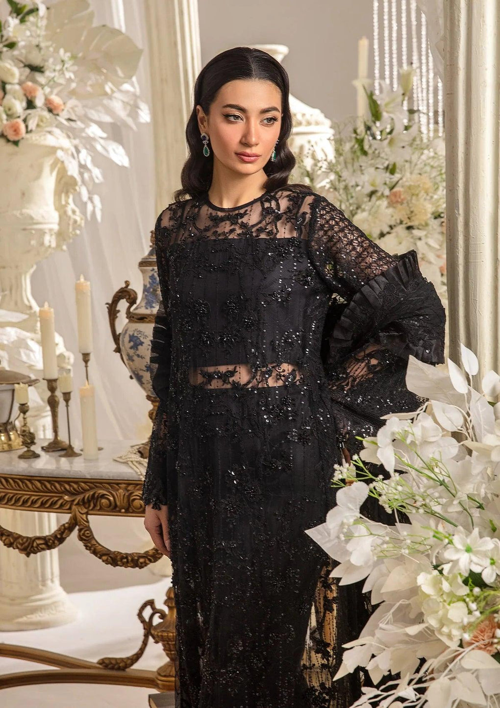 Elaf Premium | Evara Formals 24 | EFE-05 MAJESTY by Elaf Premium - Designer Dress - Type: The Formal Exhibit - Available at Libayah - 100% Original