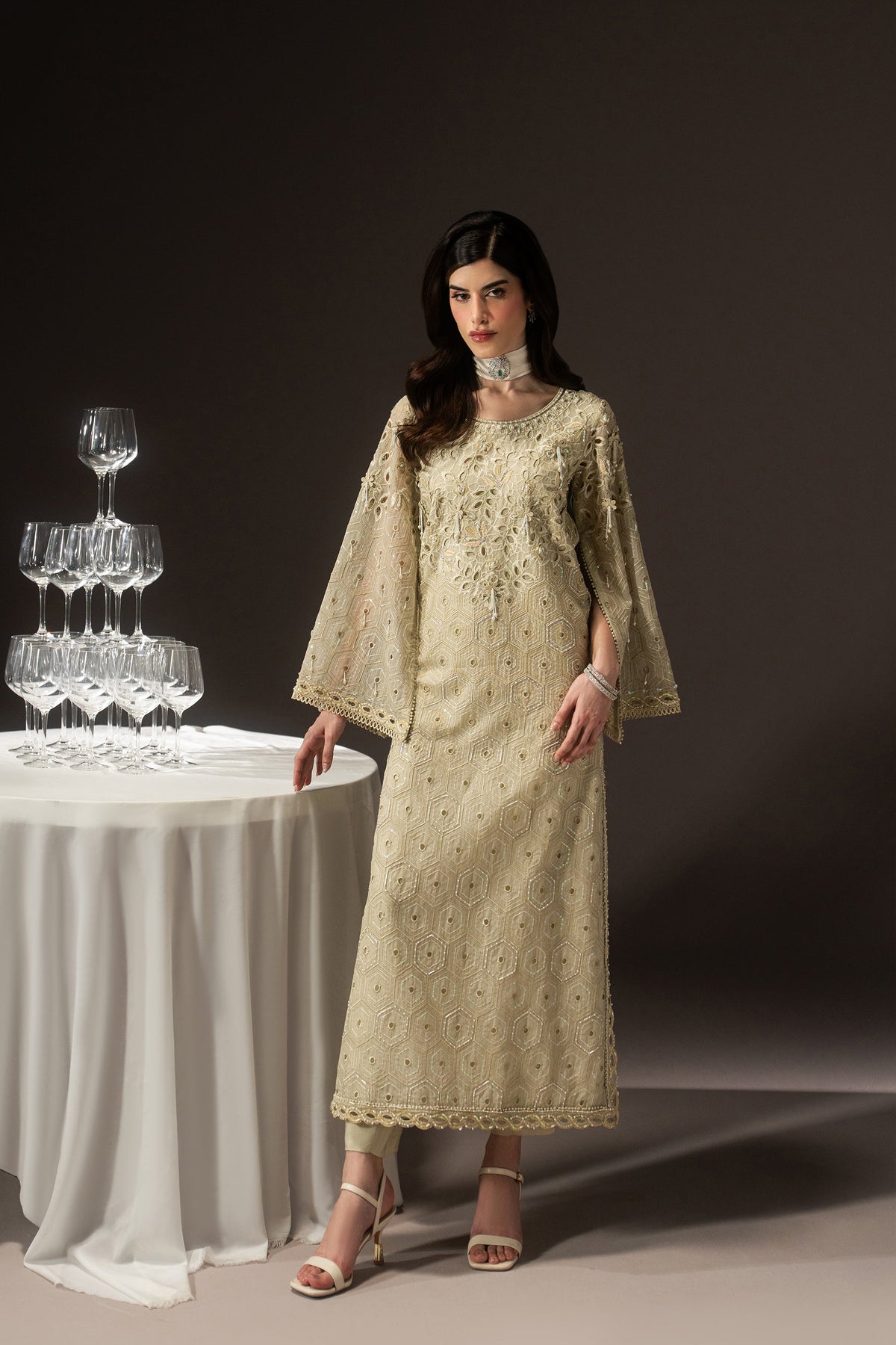 Naqshi | Poetique Party Wears |Zivah by Naqshi - Designer Dress  - Type : Ladies Clothes - Available at Libayah - 100% Original 