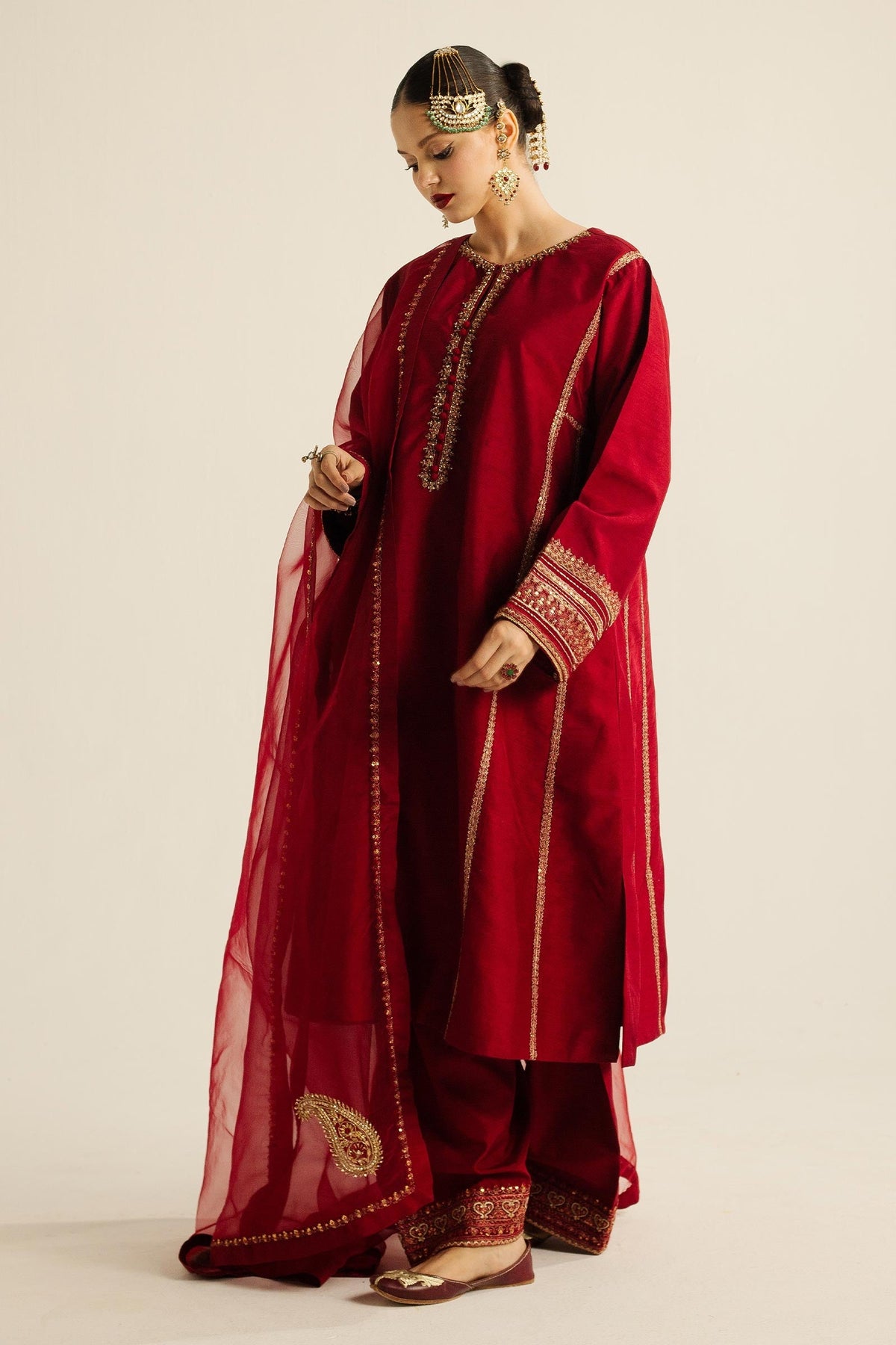 Zara Shahjahan | Wedding Formals 2024 | ZC-4001 by Zara Shahjahan - Designer Dress - Type: Ladies Clothes - Available at Libayah - 100% Original
