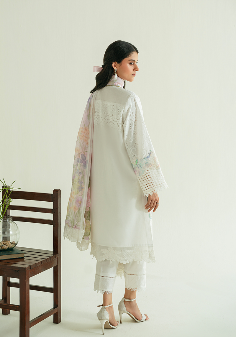 Zarqash | Whispers of Summer | FLORAL REVIERIE - Designer Dress - Type : Ladies Clothes - Available at Libayah - 100% Original