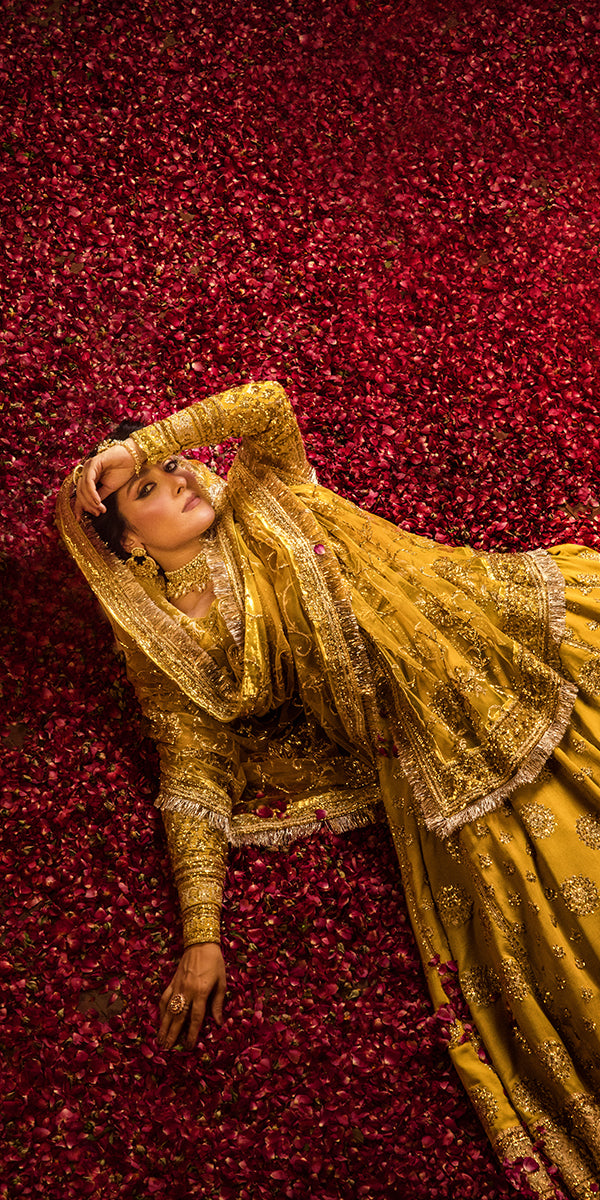 Erum Khan | Jahan Wedding Formals | MAHARANI by Erum Khan - Designer Dress - Type: Ladies Clothes - Available at Libayah - 100% Original