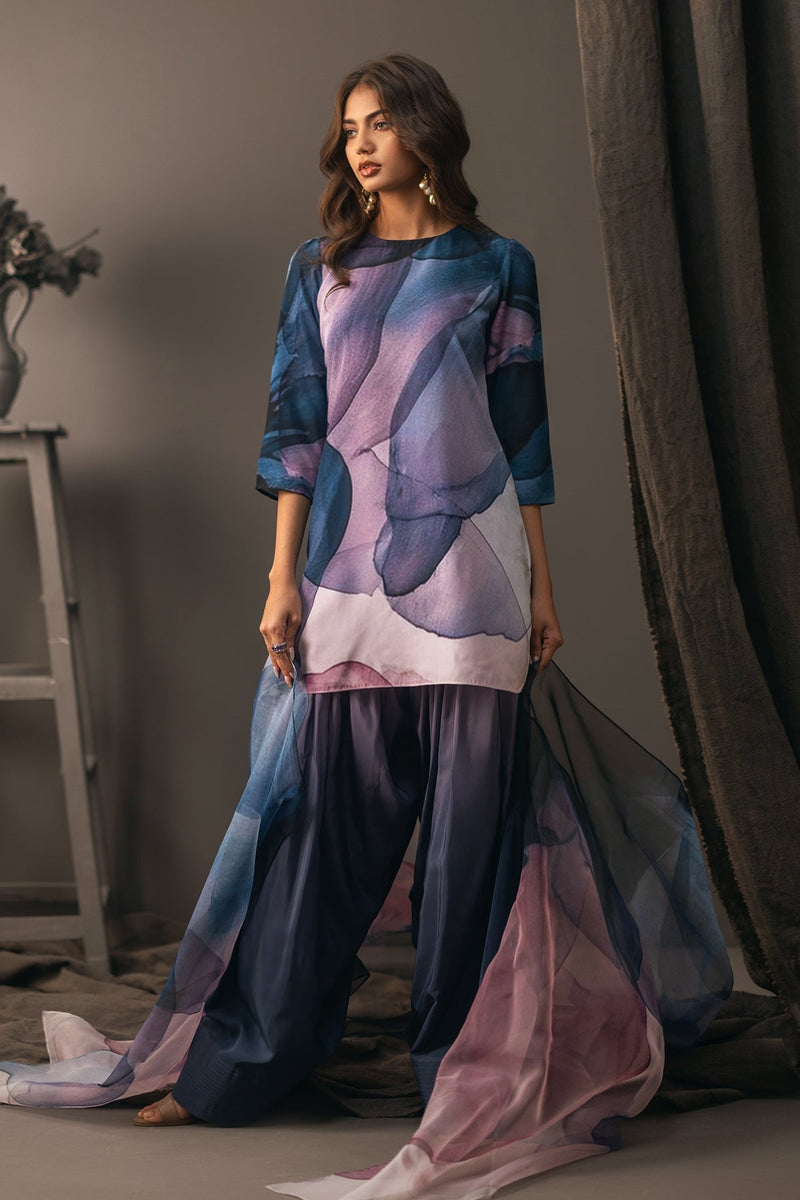 Erum Khan | Beyond Basic | URBAN BLOSSOM by Erum Khan - Designer Dress - Type: Ladies Clothes - Available at Libayah - 100% Original