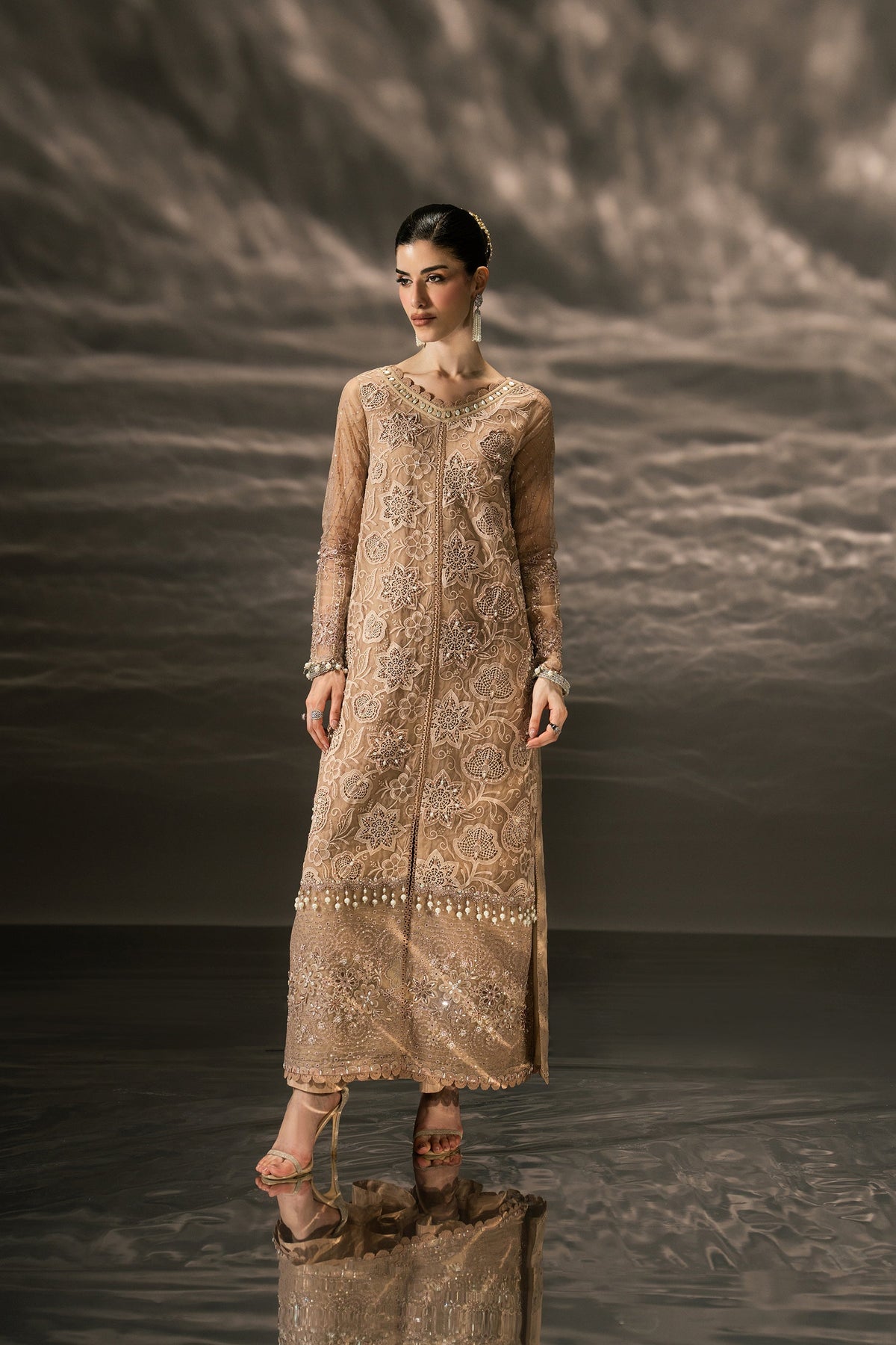 Naqshi | Poetique Party Wears |Zita by Naqshi - Designer Dress  - Type : Ladies Clothes - Available at Libayah - 100% Original 