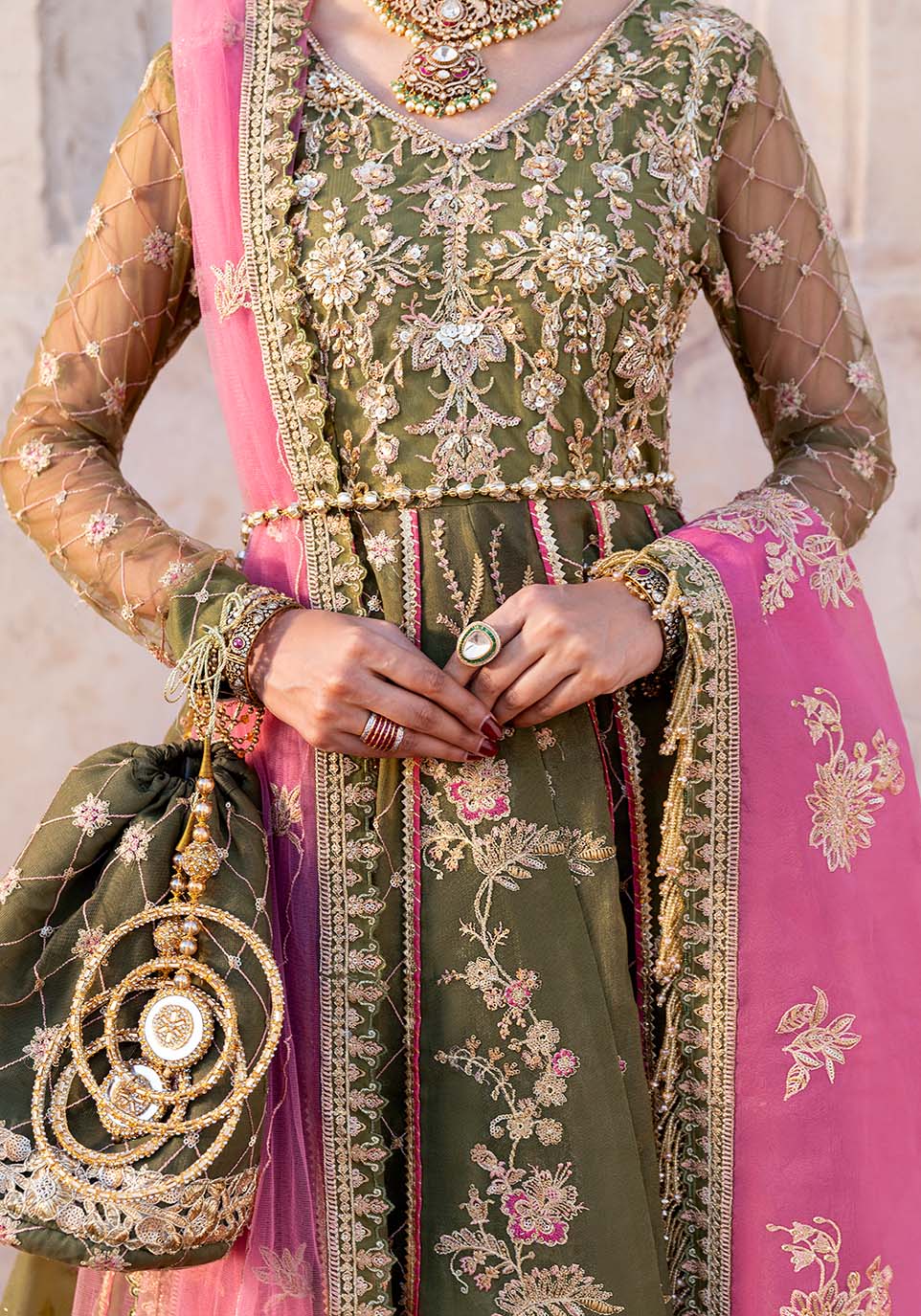 Gulbahar – authentic Pakistani formal dress from the Zarqash Arzoo Festive Collection collection for women in the UK.