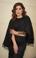 Threads and Motifs | Formal Dresses 25 | Embroidered Blouse With Embroidered Skirt And Embroidered Cape by Threads and Motifs - Designer Dress  - Type : Ladies Clothes - Available at Libayah - 100% Original 