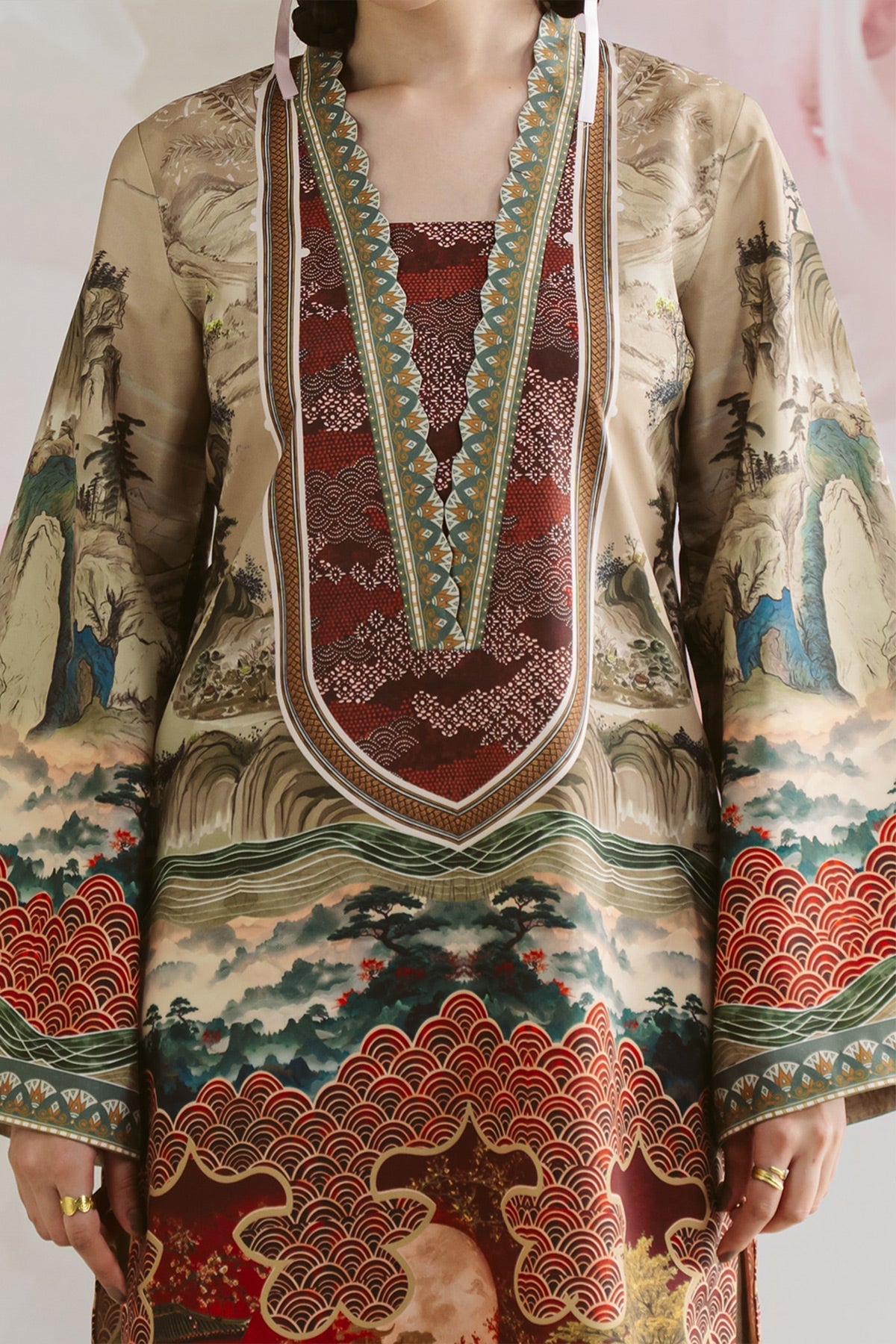 Afrozeh | Basic Pret 26 RTW | NACRE by Afrozeh - Designer Dress  - Type : Ladies Clothes - Available at Libayah - 100% Original 